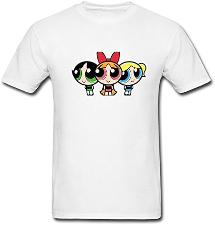 FAMCOM Powerpuff Girls Men's Short Sleeve Graphic T Shirt