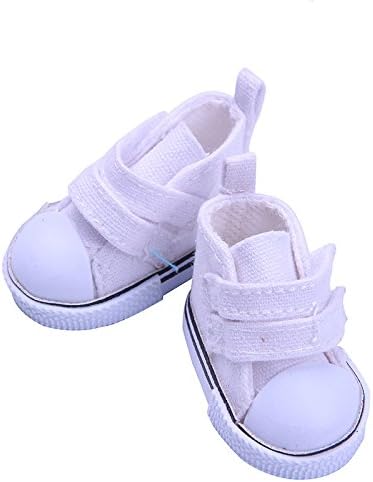 gperw Hot 14 Inch Girl Shoes Doll Dress Toy Dollhouse Accessories Doll Clothes Girls' Gifts (White)