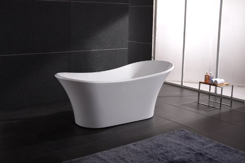 AKDY AZ-F274 Bathroom Freestand Acrylic Bathtub, White Color