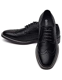 Zapatillas de vestir para hombre de color negro con cordones formales Oxford