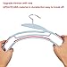 IPOW 10 PCS New ABS Material Heavy Duty Hangers Non-Slip Clothes Hanger Organizer Hook Perfect for Pants,Dress,Jacket,Underwear and Shirt in Home,Durable&Not Easy to Break Off