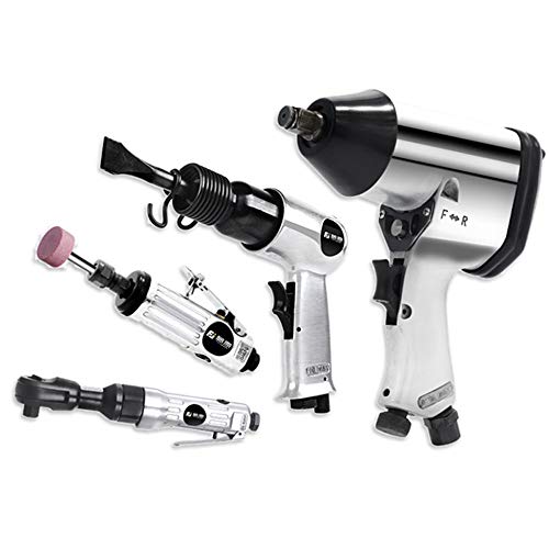 Air Tool Set, 30-Piece Air Tool Accessory Kit, Impact Wrench, Air Ratchet, Die Grinder, Air Hammer 4 in 1 Box and Accessories (4 in 1 Box)