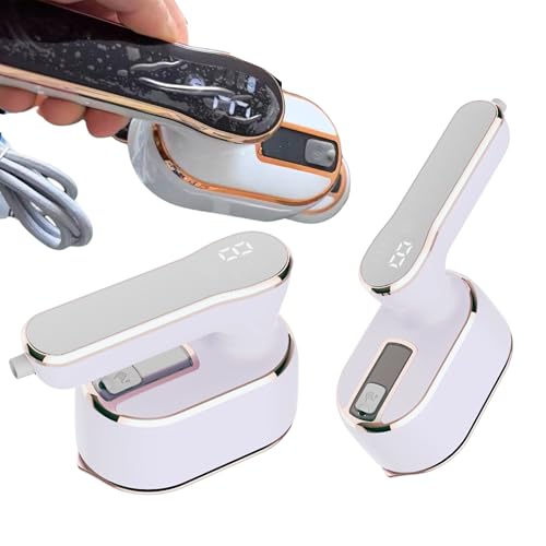 TRSOO7P Travel Steamer Iron, 1000W, White LCD, 1.2 pounds, Casual Style