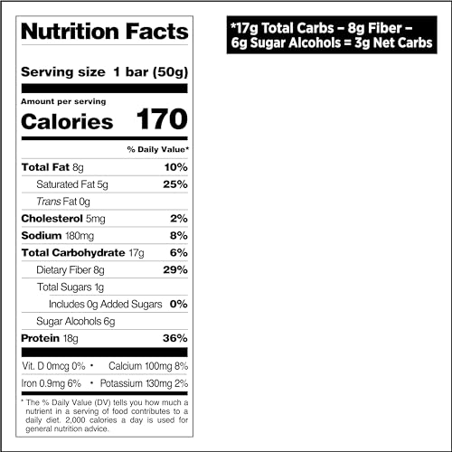 QUEST NUTRITION DIPPED CHOCOLATE PEANUT BUTTER PROTEIN BARS, 18G PROTEIN, 1G SUGAR, 3G NET CARBS, GLUTEN FREE, 4 COUNT