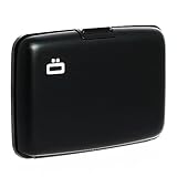 Black Olgon Aluminum Wallet