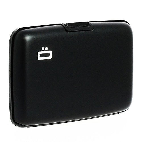 Black Olgon Aluminum Wallet