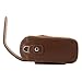MegaGear Panasonic Lumix DC-ZS200, TZ200, Leica C-Lux Leather Camera Case with Strap - Dark Brown