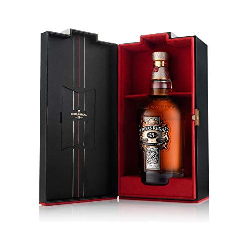Chivas Regal 25 Jahre Blended Scotch Whisky 4er Set, Whiskey, Schnaps, Spirituose, Alkohol, Flasche, 40%, 4x700 ml – Bild 5