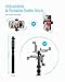 Selfie Stick Bluetooth, BlitzWolf 63inch Extendable Selfie Stick Tripod with Wireless Remote for iPhone Xs MAX/XS/XR/X/iPhone 8/8 Plus/iPhone 7/7 Plus/6s/6, Galaxy S9/S9 Plus/S8/S8 Plus, More