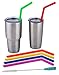 Housavvy Sippy Cups for Toddlers, Easy Clean, Dishwasher Safe, BPA Free Kids Stainless Steel Cups with Tritan Lids and Kids Smoothie Silicone Reusable