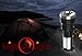 POVAST Rechargeable Solar Flashlight for Survival Kit Emergency has Ultra Bright 500 Lumen LED Spotlight and 24 LED Lantern with Solar and AC Rechargeable Lithium Battery for Emergency