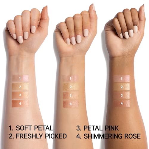 PHYSICIANS FORMULA ROSÉ ALL DAY HIGHLIGHTER BLUSH FACE POWDER SHIMMER PETAL GLOW, PINK FRESHLY PICKED, DERMATOLOGIST TESTED, CLINICIALLY TESTED