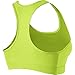 Nike Women's Victory Compression Sports Bra, Volt/Cool Grey, Large