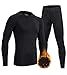 LNJLVI Boys Girls Thermal Underwear Set Long Sleeve Shirt Base Layer Tops and Pant 2 Pcsthumb 1