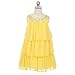 Sweet Kids Little Girls' Triple Tiered Chiffon Flirty Flower Girl Party Dress