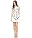 Ted Baker Women's SAMM Passion Flower Skater Dress, Ivory, 0