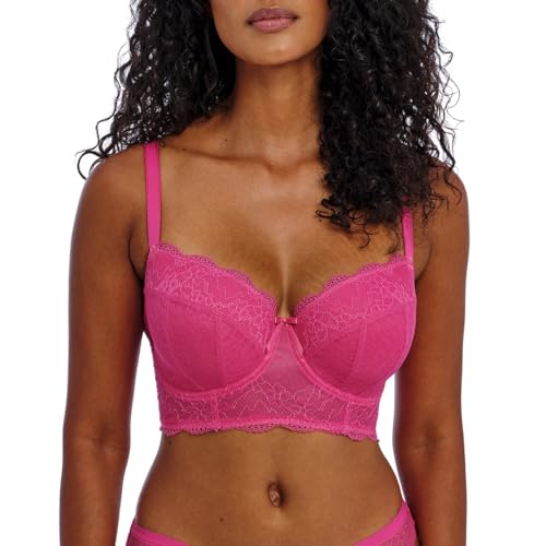 Freya Women's Fancies Underwire Longline Bra Hot Pink