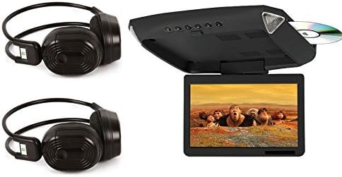 AutoPro MD102B 10.2" LCD Overhead Monitor with DVD Player Black