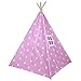 Kids Teepee Tent for Girls, No Toxic Chemicals Added, Carrying Case, Pink Play Tents Indoor for Kids, Large Enough Tipi for Toddler Dog Baby Boy Adult Children Adults Dogs Boys, Childs Reading Nook