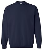 Gildan Adult Heavy BlendTM Crewneck Sweatshirt 18000 model, Navy, X-Large