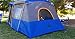 Americ Empire Large Family Tent for Camping with Rooms Fits 6 Queen Beds. Huge 14-13-12 Person Tent for Camping Waterproof. Big Multi Room Tent (21ft x 10ft). 3 Room Tent Improved Model (Blue)