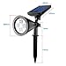 4LED Solar Lamp ,ANOLE Outdoor High-Efficiency Waterproof Heat-Resistant Environmental Protection Energy Saving LED Spotlight Garden Lights for Landscape Camping Home Driveway Party Dekor Wedding 1x