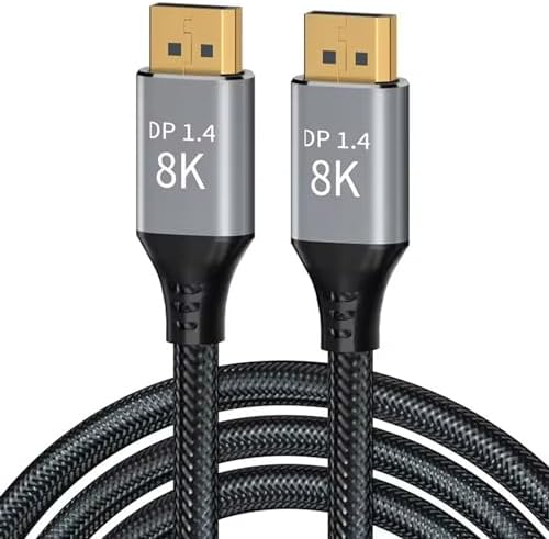 CableDeconn 10 m 8K 1.4 DisplayPort-kabel 8K @60Hz 4K @144Hz high-speed