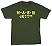 Mash Logo 4077th Military Green T-shirt Tee X-Large