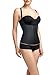 Squeem Seductive Open Bust Shapewear Vest: Enhances curves, adjustable compression, back smoothing, adjustable straps, steel boning - Black/XS