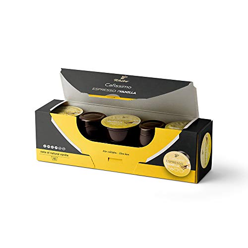 Tchibo Cafissimo Vorratsbox Espresso Vanilla Kaffeekapseln, 80 Stück – 8x 10 Kapseln (Espresso, aromatisch mit… – Bild 3