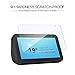 KLOMIER [3-Pack] Screen Protector for Amazon Echo Show 5 [Update Version], [2.5D Round Edge] [9H Hardness] [High Definition] [Bubble Free] Tempered Glass Screen Protector (5.5inch)