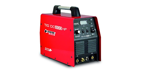 Stayer Welding - Tig Dc 200 Hf Inverter Soldadura Tig 200 (100%) A  0.5-2.4Mm 14Kg Kva6 : Amazon.es: Bricolaje y herramientas