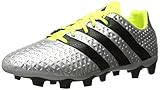 adidas Performance Men's Ace 16.4 FxG Soccer Shoe, Silver Metallic/Black/Electricity, 11 M US