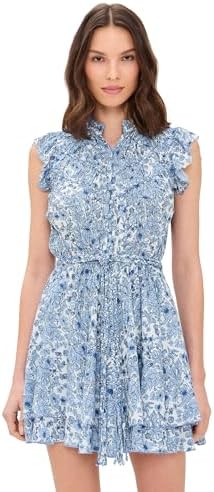bell rebecca mini dress West K Women's Rebecca Tiered Bell Sleeve Dress - Xsmall