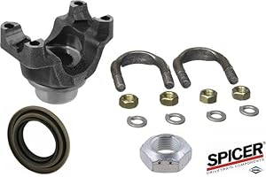 PLATINUM PERFORMANCE PARTS Dana 30 44 Upgraded Pinion Yoke U Bolt Style 1310 Kit for Jeep TJ YJ XJ CJ