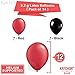KatchOn, 2023 Balloons Red and Black Set - 40 Inch, Pack of 21 | Red and Black Balloons 2023 for Red and Black Graduation Decorations 2023 | Red Graduation Balloons, Prom Decorations for Party 2023…