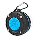 ASIYUN Portable Waterproof Wireless Shower Speakers with IPX7 HD Sound, Suction Cup, Speakers Built-in Mic, Hands-Free Speakerphone for iPhone 7/7Plus, iPad iPod and Android Phones(Blue)