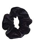 American Apparel Velvet Scrunchie - Black / 3 in. (7.6cm)
