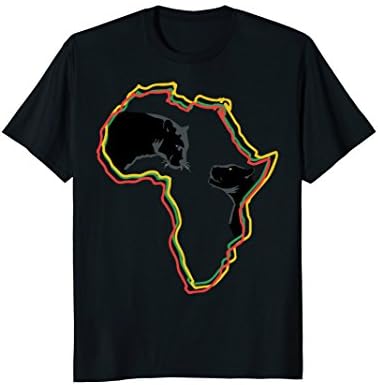 Panther Motherland Africa Black History Month Tshirt