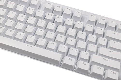 Feicuan Universal 104 Keyset Keycap ABS Colorful Backlit Replacement Key Cap Cover for Mechanical Keyboard -White - Image 4