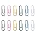 Outus 28 mm Colored Paper Clips Small, 6 Colors, 600 Pieces