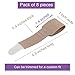 CHOLJ Toe Splint Wraps Pack of 8 Non Slip Hammer Toe Straightener for Broken, Crooked, Overlapped, and Hammer Toes-Women and Men