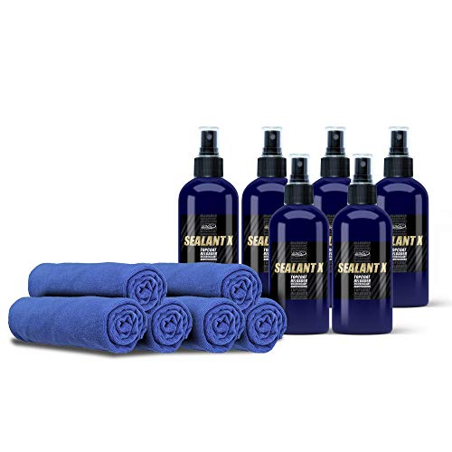 Color N Drive Sealant X, New Generation - Nanopolymeric DIY Paint Protection Sealant - Super Hydrophobic&Gloss Coating Finish - All Surfaces - Quick Detailing - Six Packs