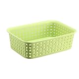 FaSoLa Plastic Storage Basket (Green, S)