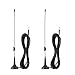 Tonton 2 Pack 10ft 7dBi WiFi Antenna Extension Cable with Magnetic Base for IP Wireless Security Camera and CCTV Wireless Camera System