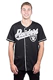 Ultra Game NFL Las Vegas Raiders Mens Mesh Baseball