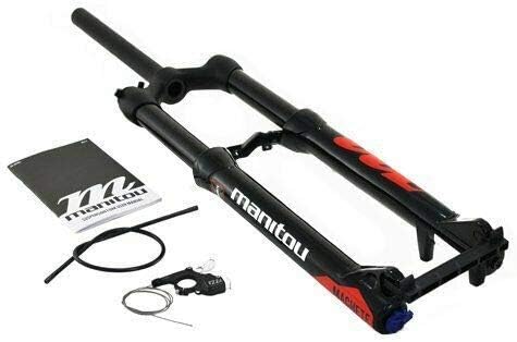 Manitou Machete Fork 29Inches 120mm Remote Lockout Air QR 9mm Glossy Black, HZ1732