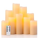 Flameless Candles Battery Operated Candles(4