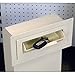 ProtexSafe Through Door Drop Box (WSS-159)-Off white, for Keys, car remotes, Cash, Checks and envelopes, Metal Baffle,Pre-drilled mounting Holes,Double Steel Door,Adjustable Metal Frame