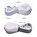 30X Full Metal Illuminated Jewelry Loop Magnifier,XYK Pocket Folding Magnifying Glass Jewelers Eye Loupe with LED Light(Jewlers Identifying Type Lupe)